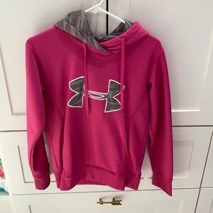 Rose pink with Grey camo sweatshirt